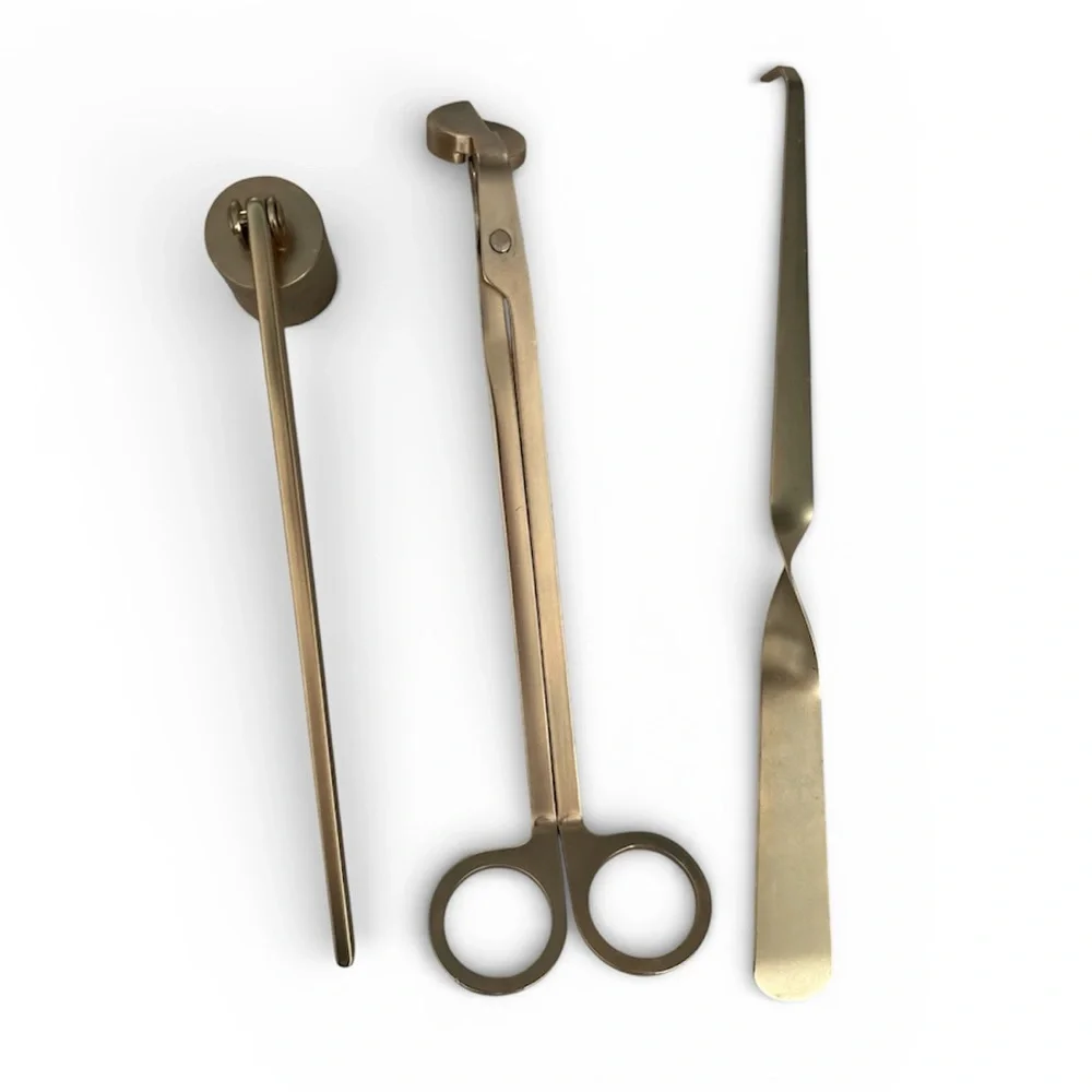 Gold Candle Accessory Set - Picture 3 of 3